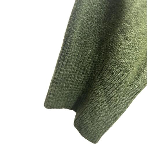 J Crew Knit Sweater Womens Size XXL Olive Green Turtleneck Pullover - Picture 5 of 10